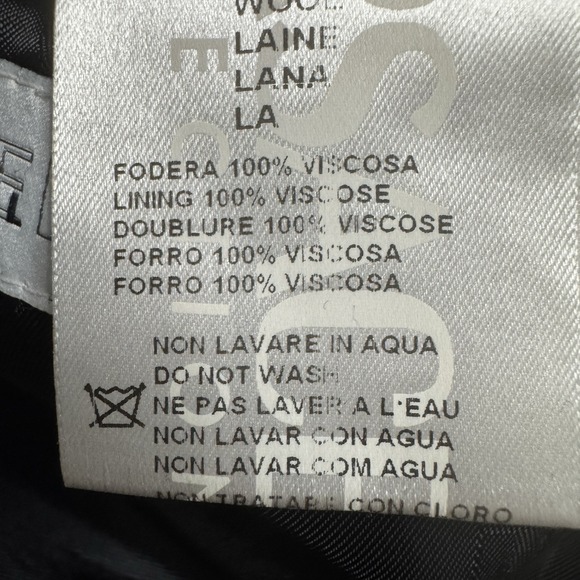 Versace Collection Black Suit Mens 42R 2 Piece Italy Wool Blazer Pants - Picture 7 of 16